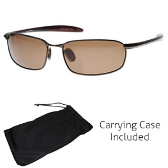 Polarized Lens Unisex Designer Fashion Rectangular Horn Rim  Polarized Glare Blocker Sunglasses, Uni-Sex